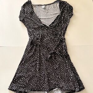 Twik Black and White Floral Mini Dress